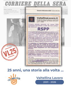 VL - 25 anni - Corriere della Sera
